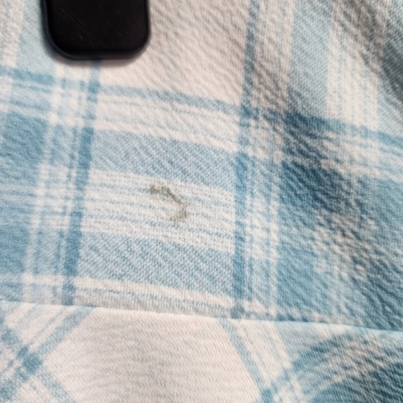 Midnight Hour: Blue & White Plaid Double Lace-Up Skirt - Picture 14 of 14